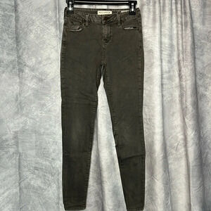 Bullhead Denim Co. Mid Rise Skinniest Gray Jeans - 24x28